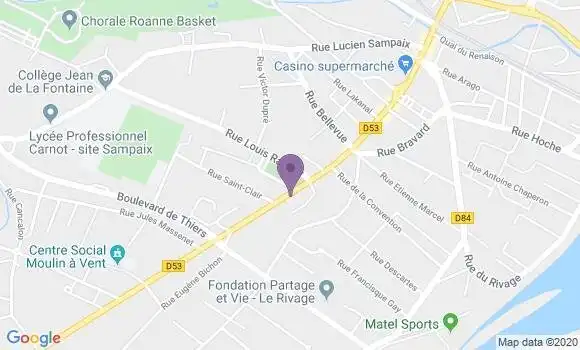 Localisation Caisse d