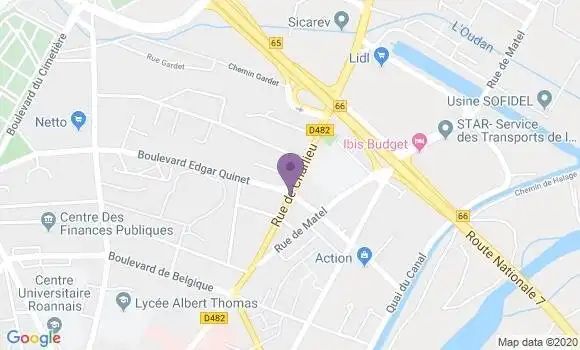 Localisation Caisse d