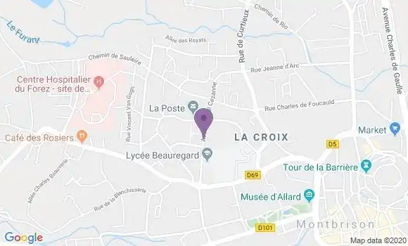 Localisation Caisse d