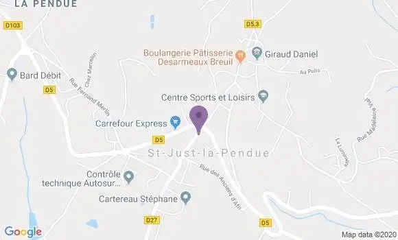 Localisation Caisse d