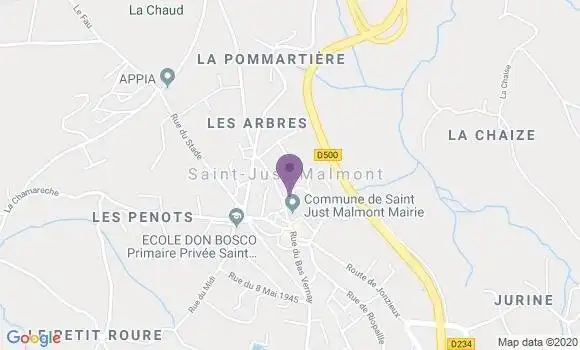 Localisation Caisse d