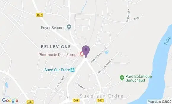 Localisation Caisse d