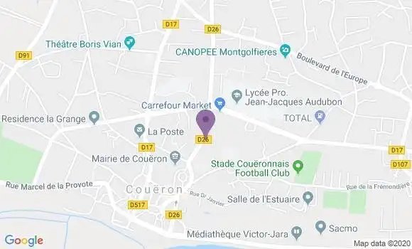 Localisation Caisse d