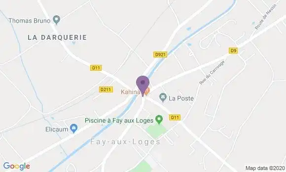 Localisation Caisse d