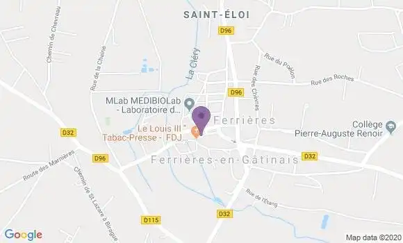 Localisation Caisse d