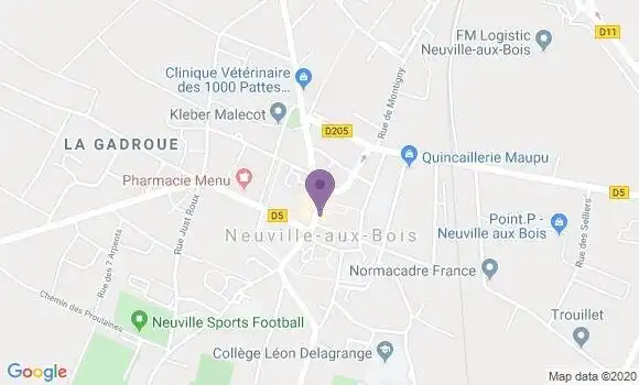Localisation Caisse d