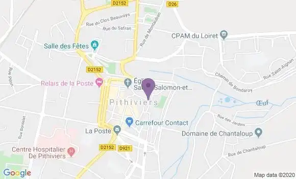 Localisation Caisse d