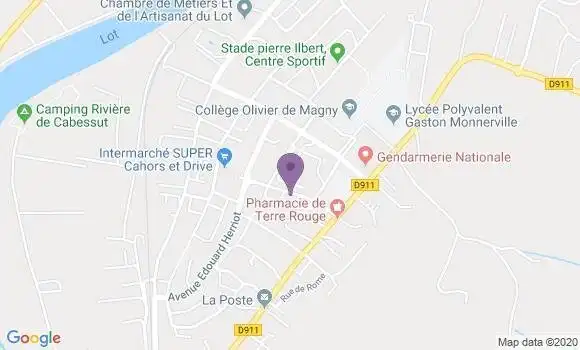 Localisation Caisse d