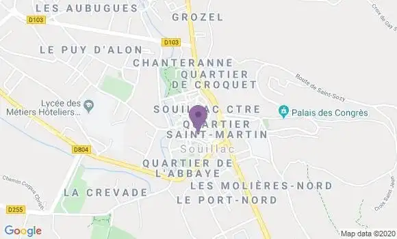 Localisation Caisse d