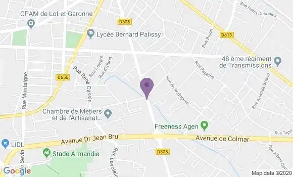 Localisation Caisse d