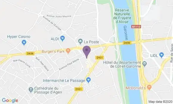 Localisation Caisse d