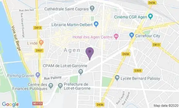 Localisation Caisse d