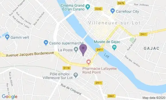 Localisation Caisse d