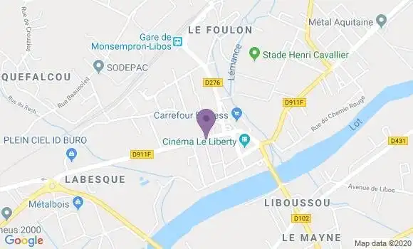 Localisation Caisse d