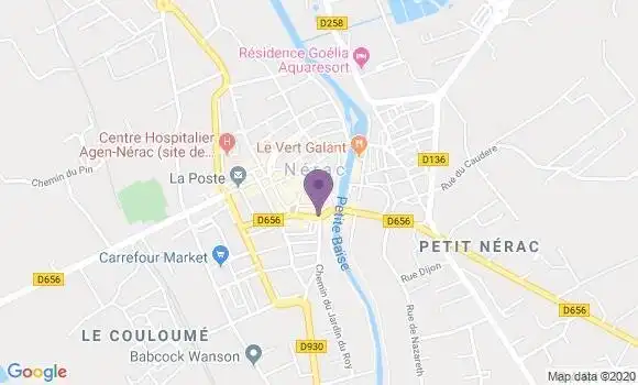 Localisation Caisse d