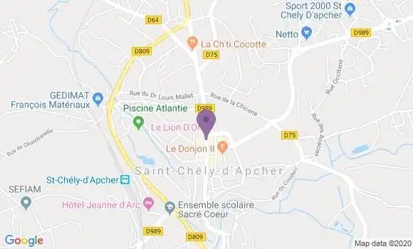Localisation Caisse d