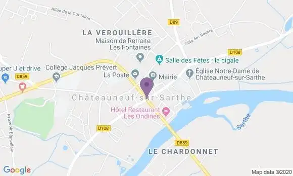 Localisation Caisse d