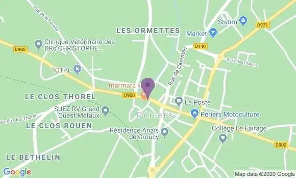 Localisation Caisse d