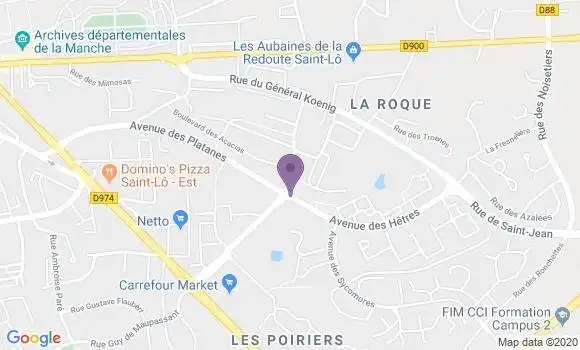 Localisation Caisse d