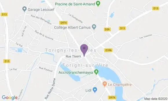 Localisation Caisse d