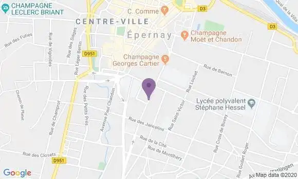 Localisation Caisse d
