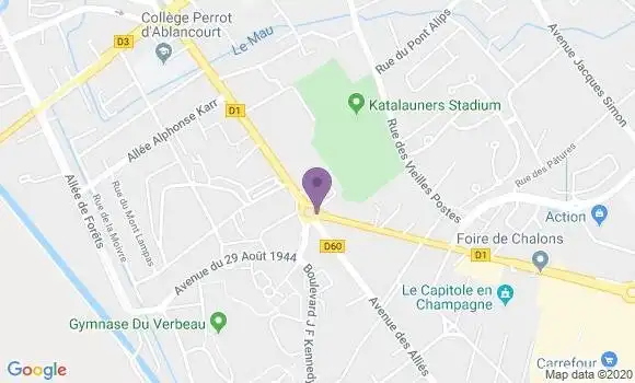 Localisation Caisse d