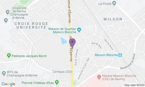 Localisation Caisse d