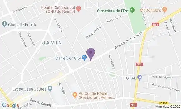 Localisation Caisse d