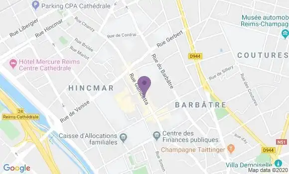 Localisation Caisse d