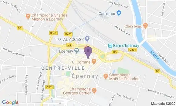 Localisation Caisse d