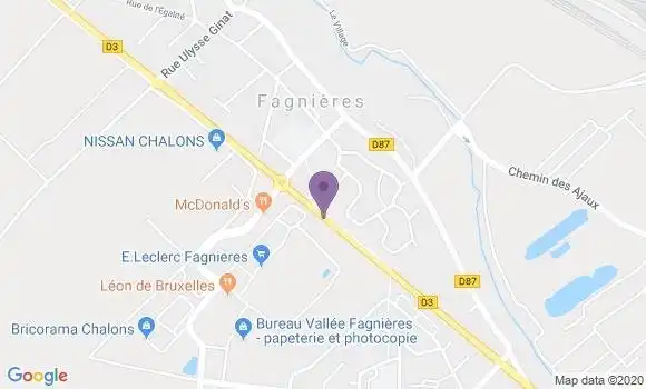Localisation Caisse d