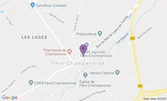 Localisation Caisse d
