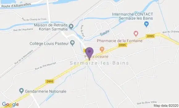 Localisation Caisse d