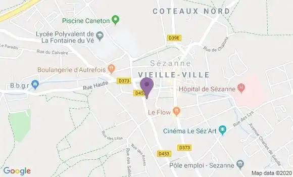 Localisation Caisse d