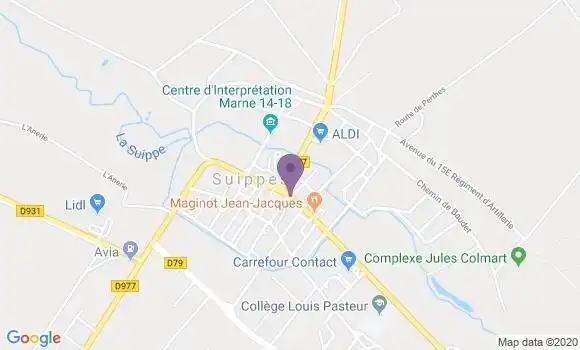 Localisation Caisse d