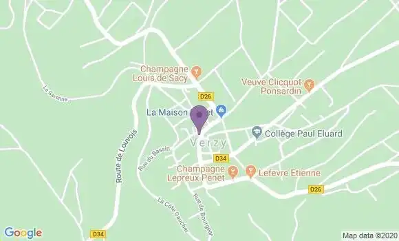 Localisation Caisse d