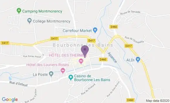 Localisation Caisse d
