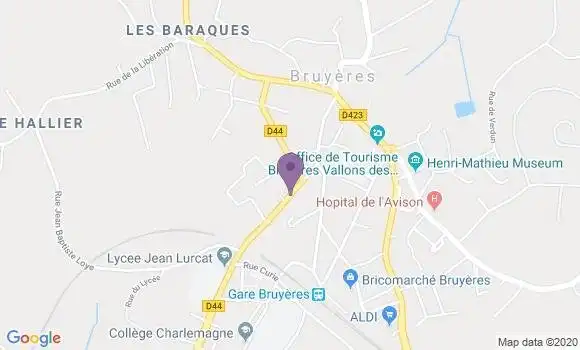 Localisation Caisse d