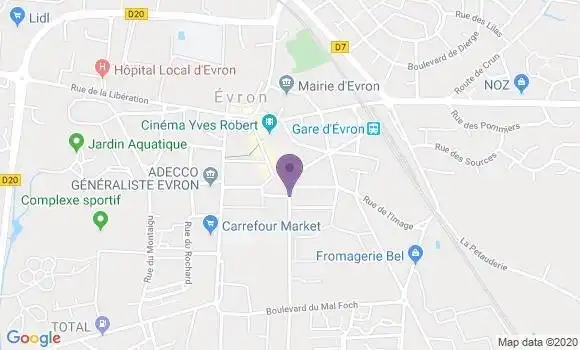 Localisation Caisse d