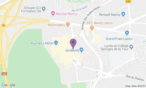 Localisation Caisse d
