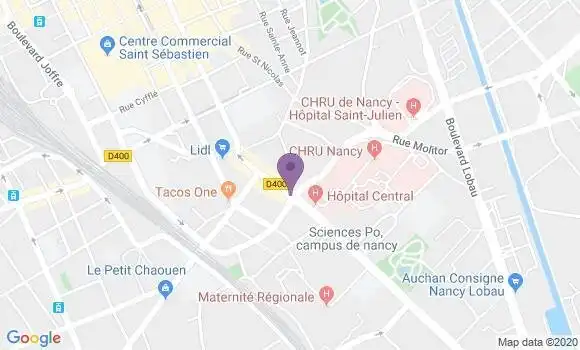 Localisation Caisse d