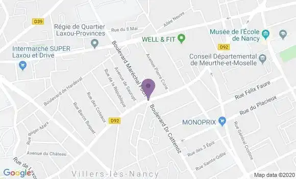 Localisation Caisse d