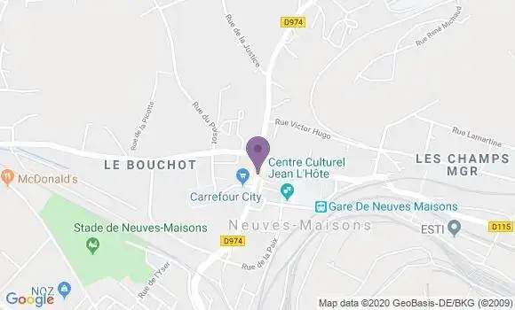 Localisation Caisse d