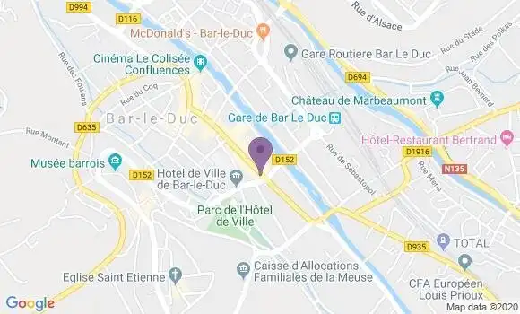Localisation Caisse d