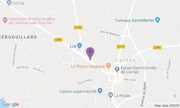 Localisation Caisse d