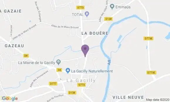 Localisation Caisse d