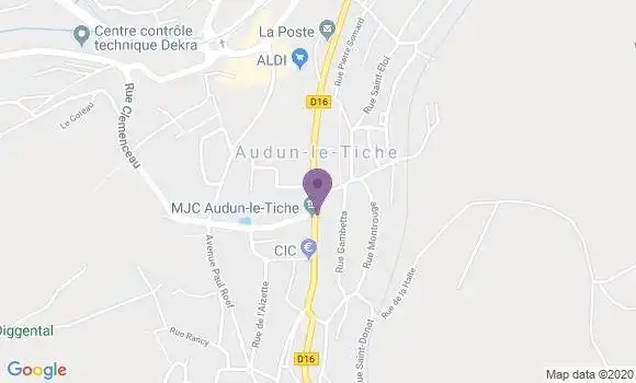 Localisation Caisse d