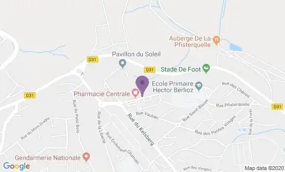 Localisation Caisse d