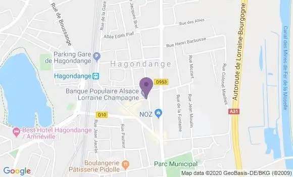 Localisation Caisse d