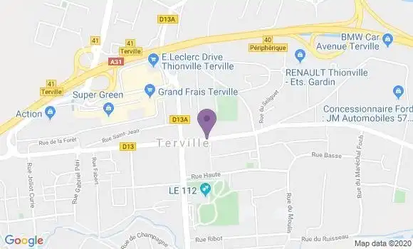 Localisation Caisse d